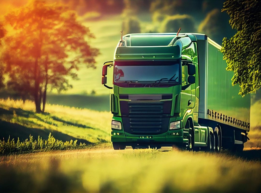 green-transport-truck-driving-throughgenerative-ai green-transport-truck-driving-throughgenerative-ai